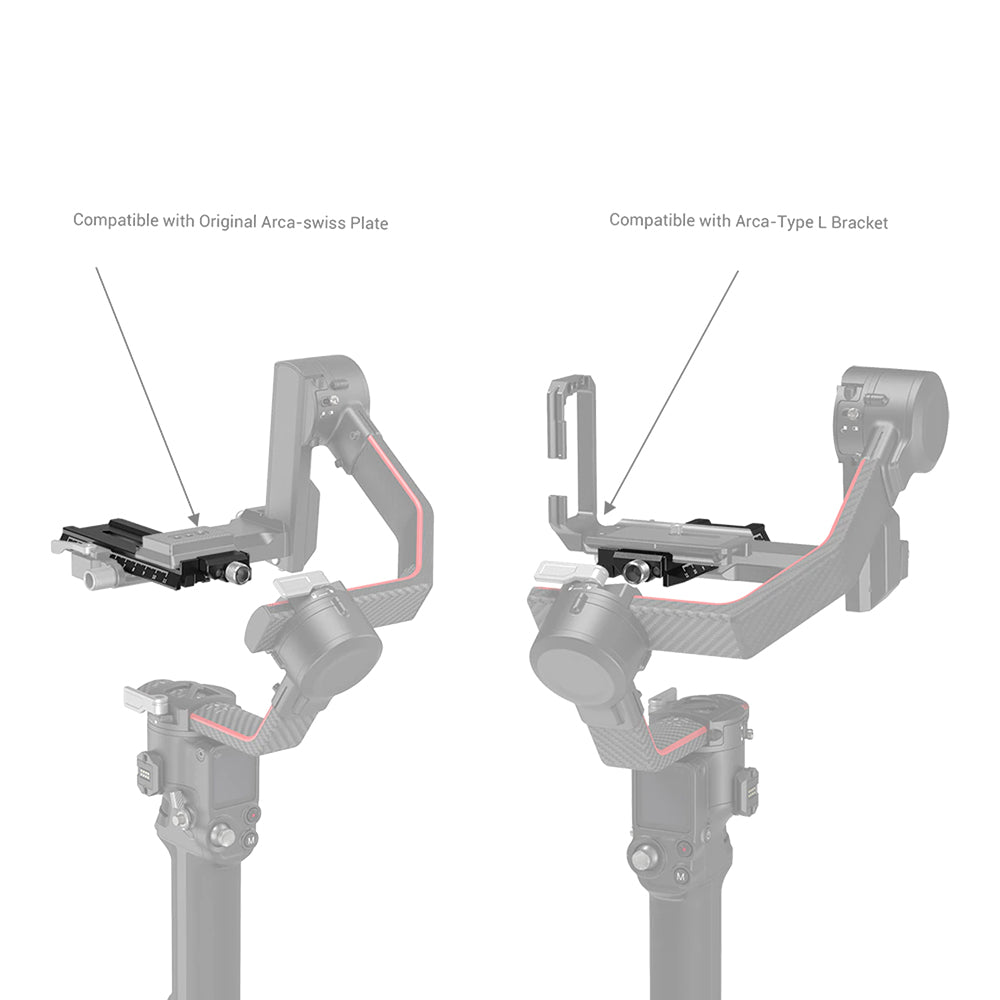 SmallRig 3061 Quick Release Plate with Arca-Swiss for DJI RS 2/RSC 2