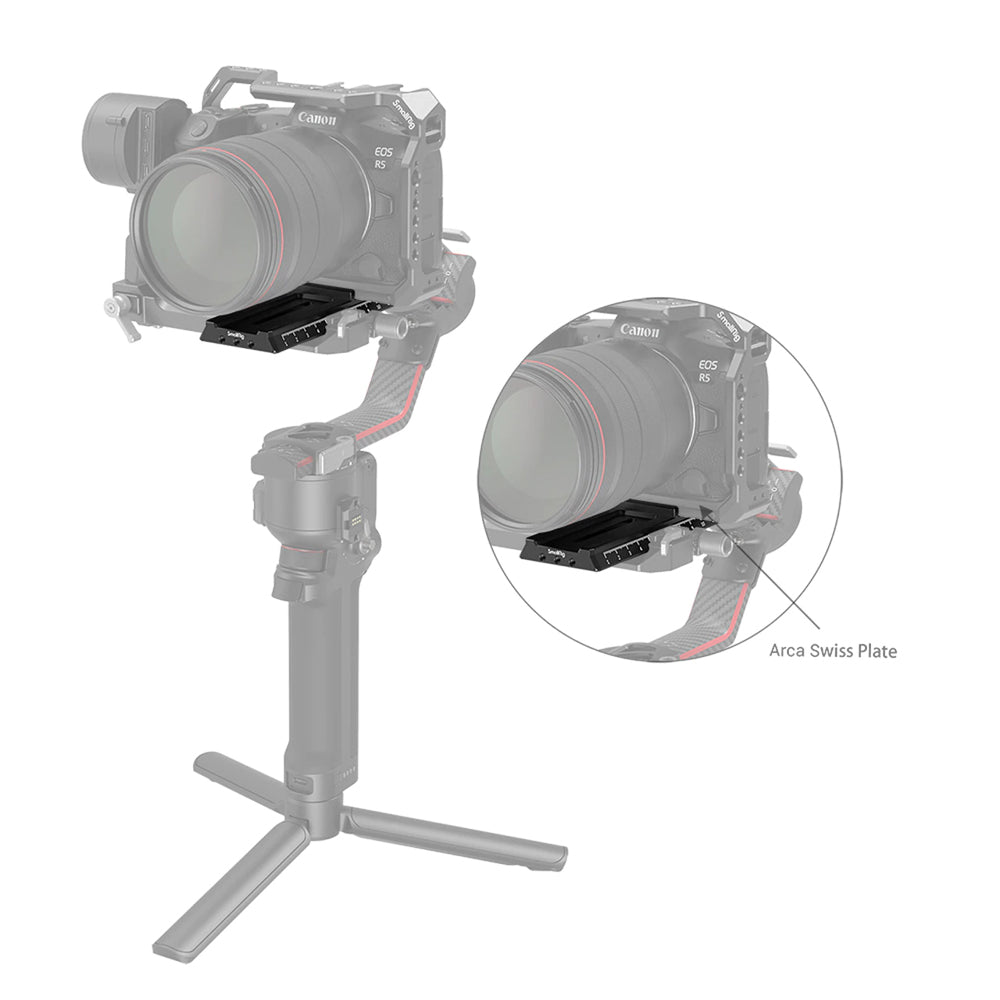 SmallRig 3061 Quick Release Plate with Arca-Swiss for DJI RS 2/RSC 2