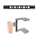 CGPro 15mm cheese rod with 1/4" 3/8" thread for DSLR Rigs camera video cage Support Rods - CINEGEARPRO