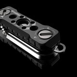 Vlogger Folding Screwdriver and Hex Key Utility Multi Tool (Black)