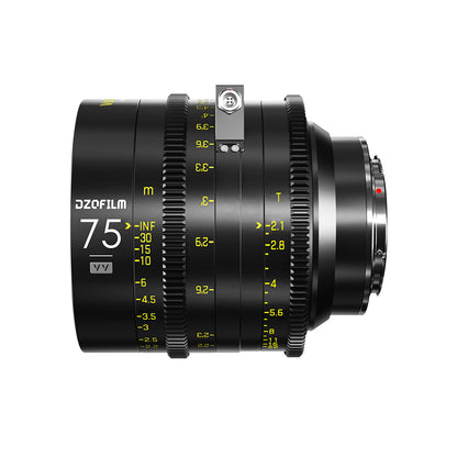 DZOFILM VESPID Cyber 75mm T2.1 Prime Cine Lens PL&EF interchangeable Mount