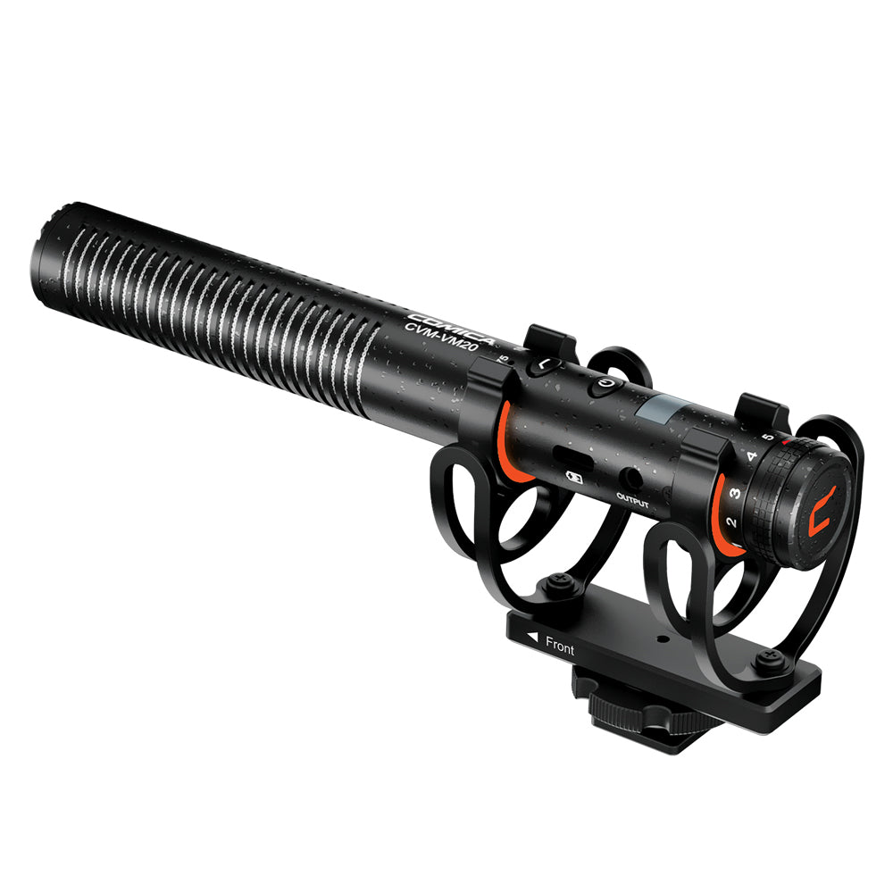 Comica CVM-VM20 Multi-Functional Super Cardioid Condenser Shotgun Microphone