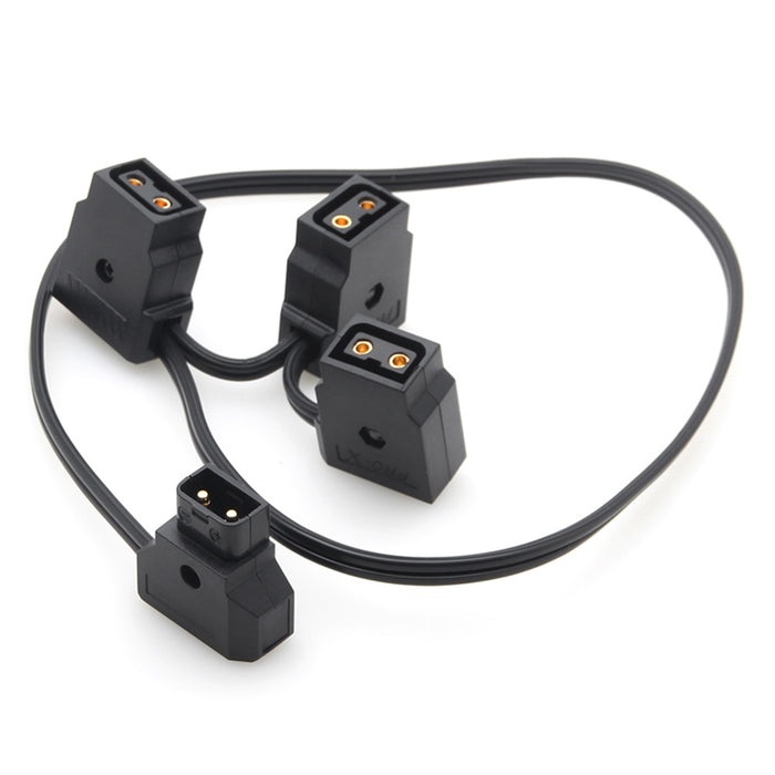 CGPro D-TAP Male to 3 D-TAP Female 2 Pin Extension Cable for DSLR Rig Power Cable - CINEGEARPRO