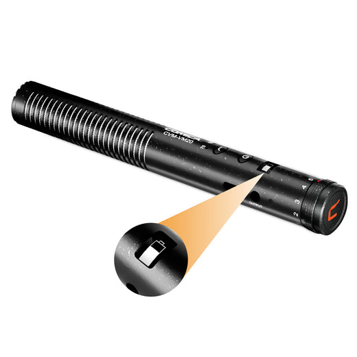 Comica CVM-VM20 Multi-Functional Super Cardioid Condenser Shotgun Microphone