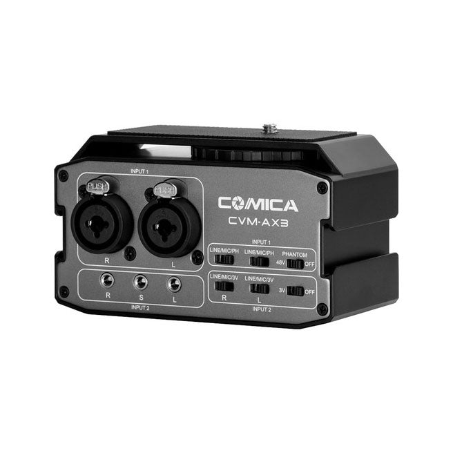 Comica Audio CVM-AX3 Dual-Channel Audio Mixer for DSLRs