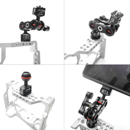 Vlogger Arri Locating Pin Mount For VIPER Articulating Magic Arm