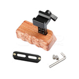 CGPro Mini Wooden Handle Grip with NATO Clamp NATO Handles - CINEGEARPRO