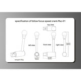 LanParte FFSC-01 Follow Focus Speed Crank Follow Focus Accessories - CINEGEARPRO