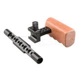CGPro Mini Wooden Handle Grip with NATO Clamp NATO Handles - CINEGEARPRO