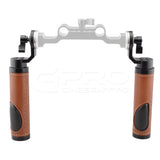 CGPro ARRI Rosette Leather Dual Handgrip Rosette Handles - CINEGEARPRO