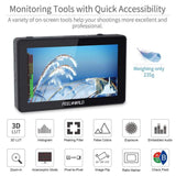 FEELWORLD F6 PLUS 5.5 Inch 3D LUT Touch Screen Camera Field Monitor HDMI FHD Support 4K Input Output Monitor - CINEGEARPRO