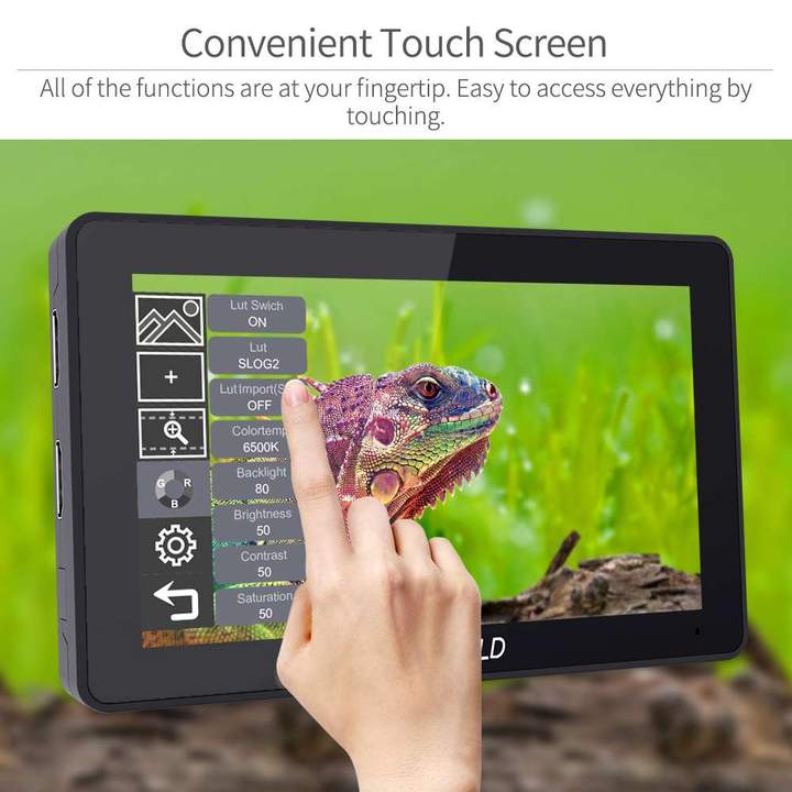 FEELWORLD F6 PLUS 5.5 Inch 3D LUT Touch Screen Camera Field Monitor HDMI FHD Support 4K Input Output Monitor - CINEGEARPRO
