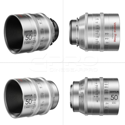 DZOFILM Retro Vespid 7 Cine Lens Kit PL and EF Mount