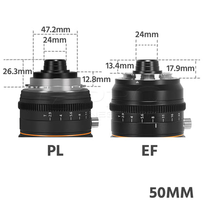 BLAZAR (Great Joy) 50mm T2.9 1.8x Anamorphic Lens EF/PL/E/L/RF/MFT Mount