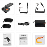 Comica Traxshot Shotgun Microphone Rotatable Dual-Capsule Mono/Two-Level Stereo/Front and Rear Pattern Switching