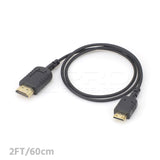 CGPro Hyper-Thin Super Flexible HDMI Cable A Male to C Male (1FT/2FT/3FT/6FT)