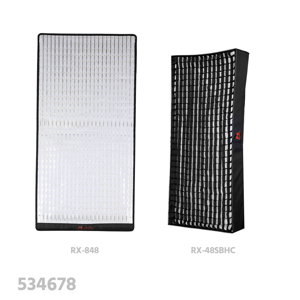 FalconEyes RX-848 300W RGB ROLL-FLEX FLEXIBLE LED Panel Light