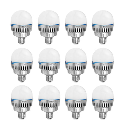 Nanlite PavoBulb 10C Bi-Color RGBWW LED Bulb (12-Light Kit)