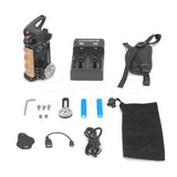 Portkeys Keygrip-RED Wooden Handle For Wireless Control V-Raptor / KOMODO