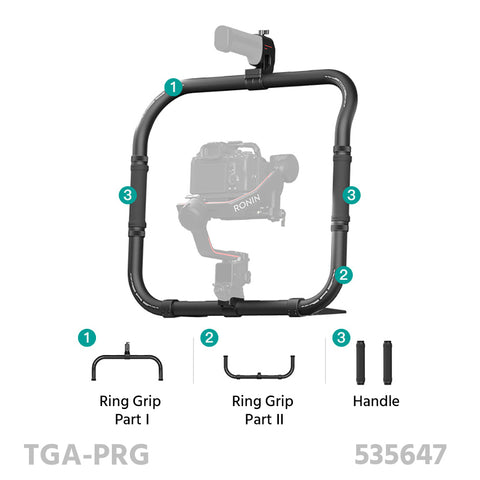 TiLTA TGA-PRG Basic Ring Grip Plus For DJI RS 2/ RS3