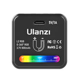 Ulanzi L2 RGB 4W Colour Magnetic Mini COB LED Light Cube