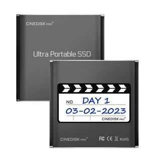 CINEDISKPRO Label Sticker For Ultra Portable SSD MK1