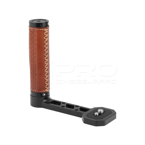 CGPro Side Handgrip (Leather-covered) L Type For DJI Ronin-S / SC & Zhiyun Crane 2 / V2 Stabilizer Gimbals