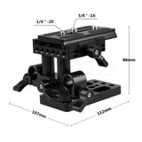 CGPro 15mm LWS Height Adjustable Manfrotto Quick Release BasePlate Baseplates - CINEGEARPRO