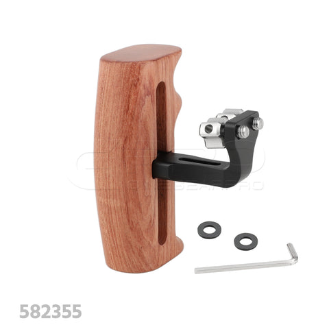 CGPro Versatile Wooden Handgrip With Invertible & Adjustable 1/4