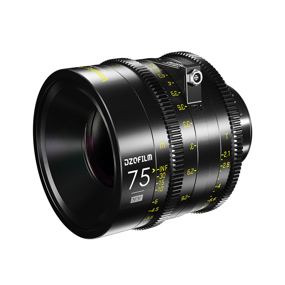 DZOFILM VESPID Cyber 75mm T2.1 Prime Cine Lens PL&EF interchangeable Mount