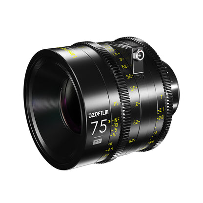 DZOFILM VESPID Cyber 75mm T2.1 Prime Cine Lens PL&EF interchangeable Mount