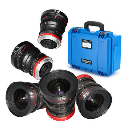 MEIKE Mini Prime Manual Focus Cinema 5 Lens Kit RF Mount