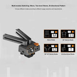 Comica Traxshot Shotgun Microphone Rotatable Dual-Capsule Mono/Two-Level Stereo/Front and Rear Pattern Switching
