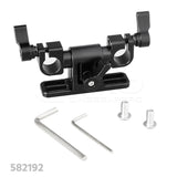 CGPro Adjustable 15mm Dual Rod Clamp With 360° Swivel Rod Adapter Rod Clamps - CINEGEARPRO