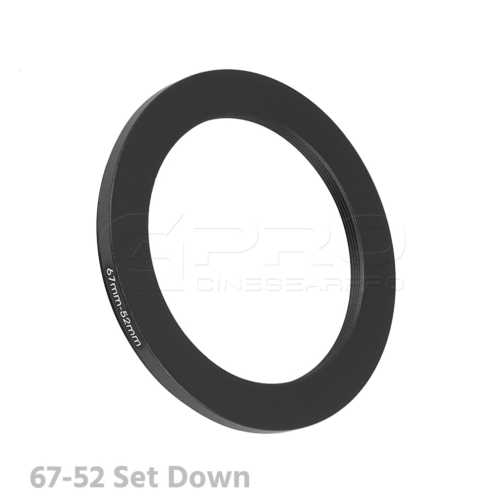 CGPro Aluminum Step-Up/Down lens Ring 52mm