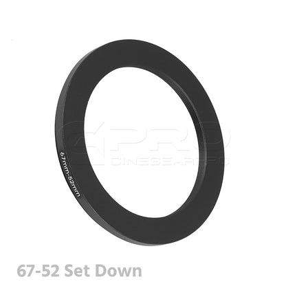 CGPro Aluminum Step-Up/Down lens Ring 52mm