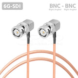 CGPro Ultra Thin Dual Right Angled BNC Male HD-SDI 6G-SDI Cable SDI Cable - CINEGEARPRO