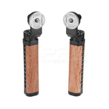 CGPro ARRI Rosette Wooden Dual Handgrip (Pair) Side Handles - CINEGEARPRO