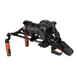 CGPro Shoulder Pad With Manfrotto Quick Release Plate And 15mm Rail Clamp Shoulder Support - CINEGEARPRO