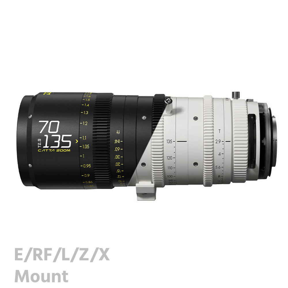 DZOFILM CATTA ZOOM FF 70-135mm T2.9 Full Frame Cine Zoom Lens E/RF/L/Z/X Mount (White/Black)