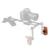 CGPro Wooden Handle Grip with ARRI Rosette Mount handle - CINEGEARPRO