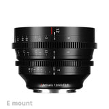 7Artisans 12mm T2.9 APS-C MF Cine Lens E/FX/RF/L/M43/Z Mount
