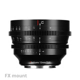 7Artisans 12mm T2.9 APS-C MF Cine Lens E/FX/RF/L/M43/Z Mount