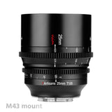 7Artisans 25mm T1.05 APS-C MF Cine Lens E/FX/RF/L/M43/Z cam Mount