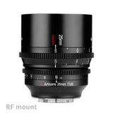 7Artisans 25mm T1.05 APS-C MF Cine Lens E/FX/RF/L/M43/Z cam Mount