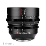 7Artisans 35mm T1.05 APS-C MF Cine Lens E/FX/RF/L/M43/Zcam Mount