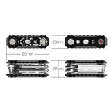 Vlogger Folding Screwdriver and Hex Key Utility Multi Tool (Black)