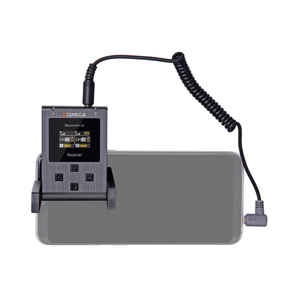 COMICA BoomX-U U2 Broadcasting-Level Multi-functional Mini UHF Wireless Microphone Dual Channel
