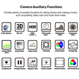 Lilliput BM120-4KS 12.5" 4K Portable Director Monitor with 3D LUTS and HDR Color Correction