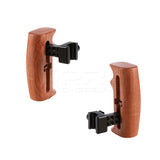 CGPro Wooden Handle Grip With NATO Clamp Connection For DSLR Camera Cage Rig (Either Side) NATO Handles - CINEGEARPRO